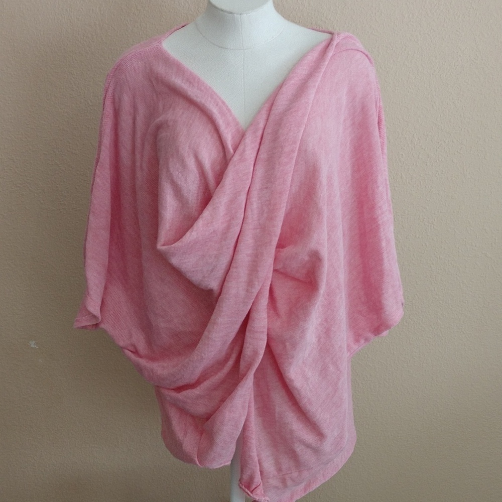 NWT Save the Ocean Recycled Knit Twist Poncho Sweater